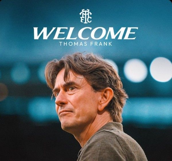 토마스 프랑크 토트넘홋스퍼 감독. 토트넘홋스퍼 X 캡처