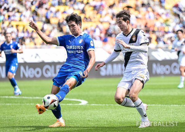 백동규(왼쪽, 수원삼성). 서형권 기자