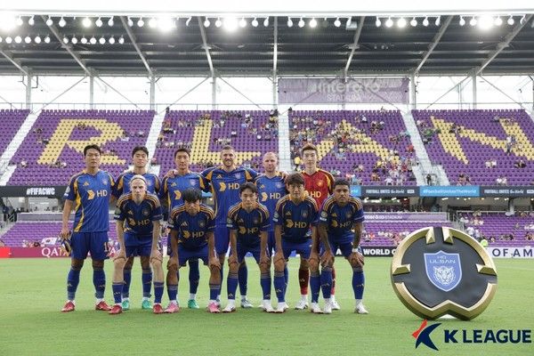 울산HD 선수단. 한국프로축구연맹 제공