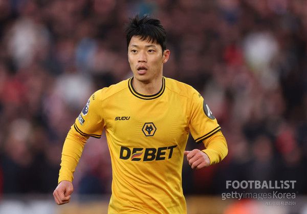 황희찬(울버햄턴원더러스). 게티이미지코리아