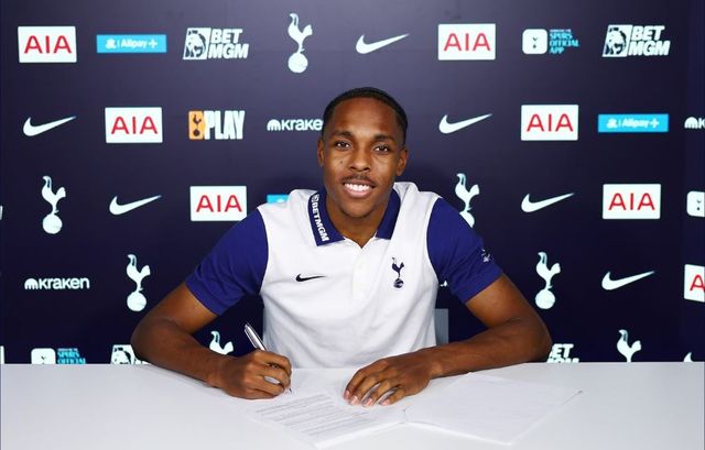 마티스 텔(토트넘홋스퍼). 토트넘홋스퍼 홈페이지 캡처