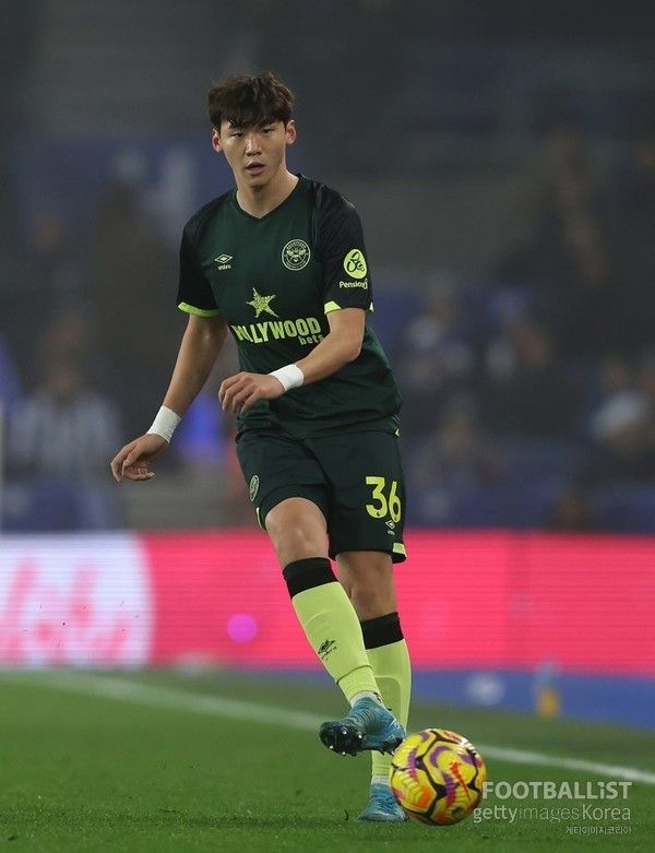 김지수(브렌트퍼드). 게티이미지코리아