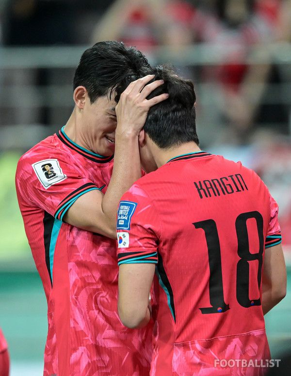 조유민(왼쪽), 이강인(오른쪽, 이상 남자 축구대표팀). 서형권 기자