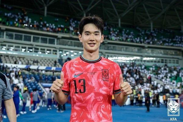 김진규(남자 축구대표팀). 대한축구협회 제공