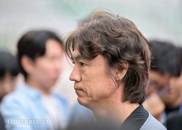 홍명보 남자 축구대표팀 감독. 서형권 기자
