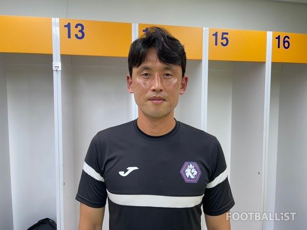 최상현 충북청주FC 감독 대행. 김희준 기자