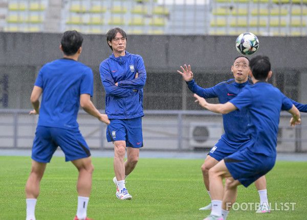 홍명보 감독. 서형권 기자