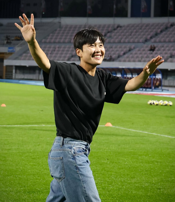 지소연. 수원FC 인스타그램 캡처