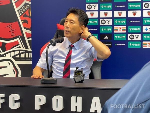 박태하 포항스틸러스 감독. 김희준 기자