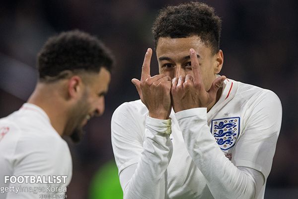 제시 린가드(잉글랜드 대표팀 시절). 게티이미지코리아