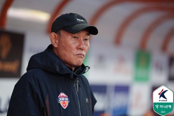 김학범 제주SK 감독. 한국프로축구연맹 제공