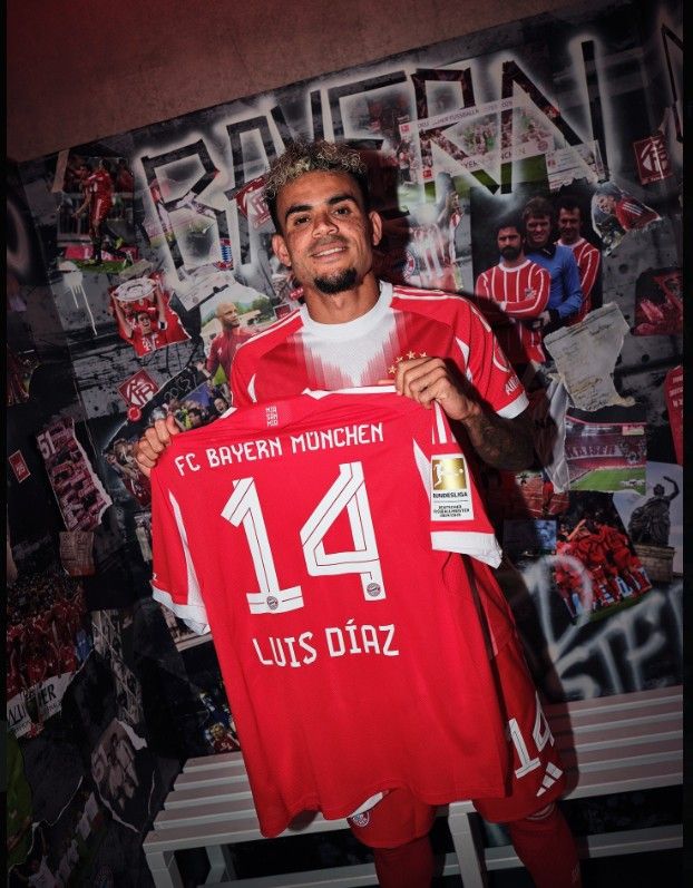 루이스 디아스(바이에른뮌헨). 바이에른뮌헨 X 캡처