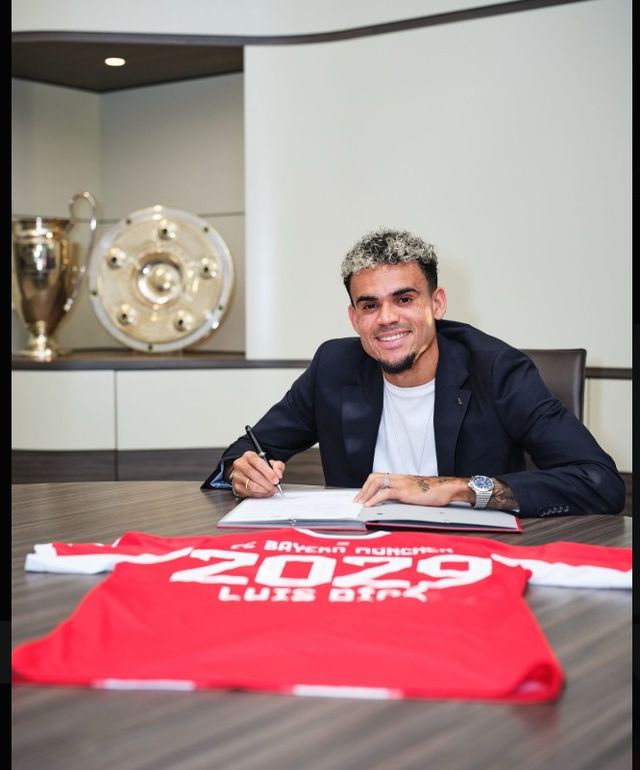 루이스 디아스(바이에른뮌헨). 바이에른뮌헨 X 캡처