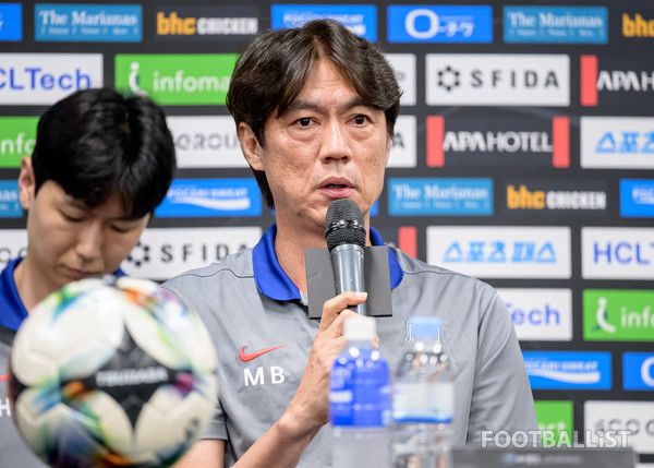 홍명보 남자 축구대표팀 감독. 서형권 기자