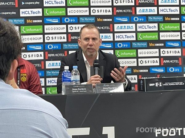 데얀 주르예비치 중국 감독 대행. 김희준 기자