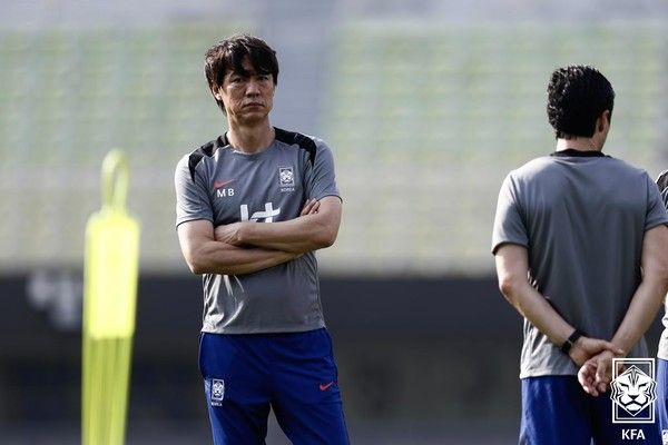 홍명보 남자 축구대표팀 감독. 대한축구협회 제공