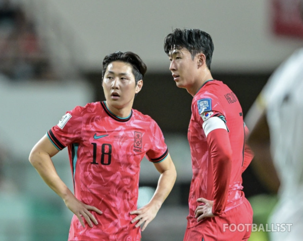 이강인(왼쪽), 손흥민(이상 남자 축구대표팀). 서형권 기자