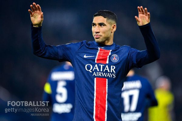 아슈라프 하키미(파리생제르맹). 게티이미지코리아