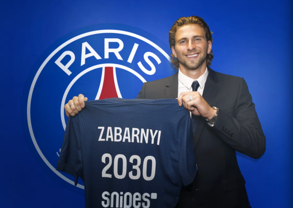 일리아 자바르니. 파리생제르맹(PSG) 공식 홈페이지 캡처