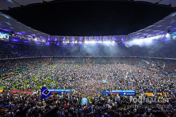 함부르크 승격 확정 경기 종료 후. 게티이미지코리아