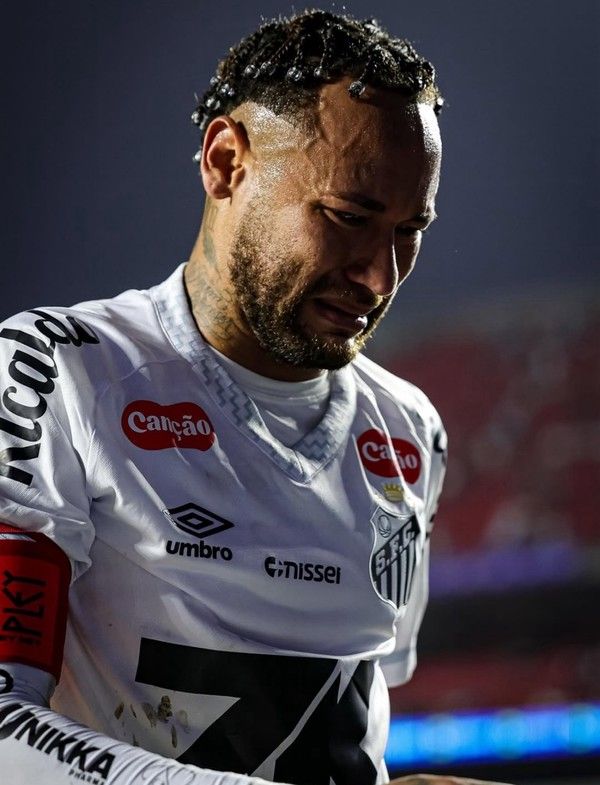 오열하는 네이마르(산투스). X 캡쳐