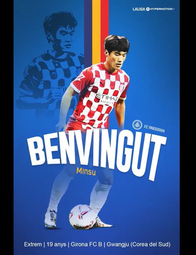 안도라의 김민수 영입 발표 이미지. 안도라 X 캡처