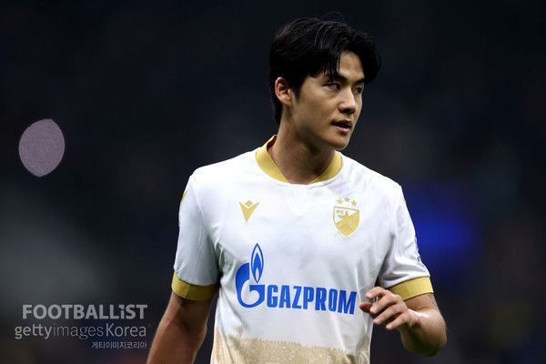 설영우(츠르베나즈베즈다). 게티이미지코리아