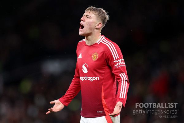 라스무스 호일룬(맨체스터유나이티드). 게티이미지코리아