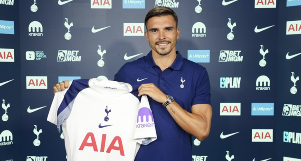 주앙 팔리냐. 토트넘홋스퍼 공식 홈페이지 캡처