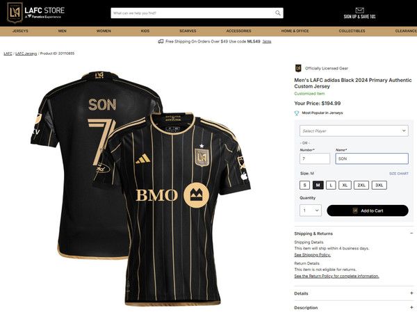 MLS LAFC 공식 스토어