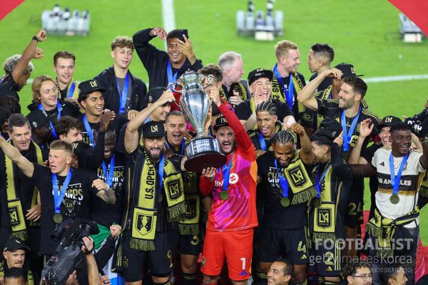 2024 US 오픈컵을 우승한 LAFC. 게티이미지코리아