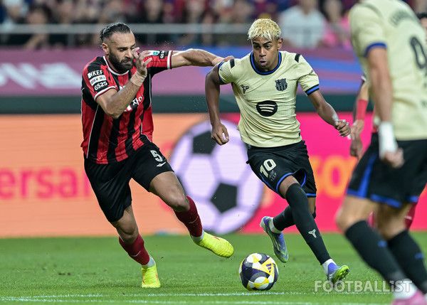 야잔(왼쪽, FC서울), 라민 야말(바르셀로나). 서형권 기자