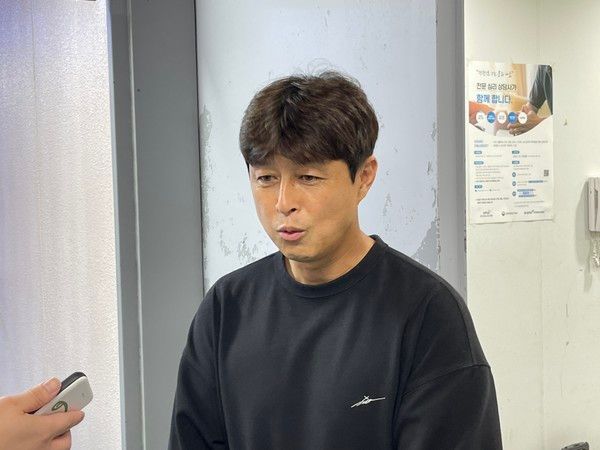 이관우 안산그리너스 감독. 김희준 기자