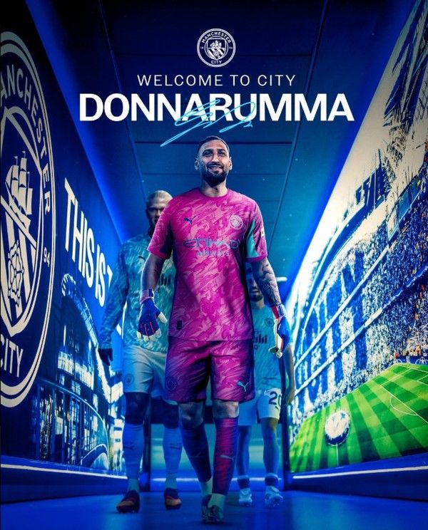 잔루이지 돈나룸마(맨체스터시티). 맨체스터시티 X 캡처