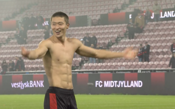 조규성(미트윌란). 덴마크 'TV2' 캡처