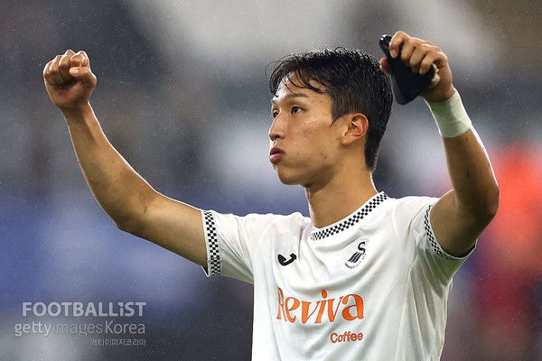 엄지성(스완지시티). 게티이미지코리아