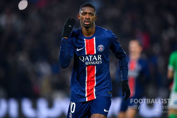 우스만 뎀벨레(파리생제르맹). 게티이미지코리아