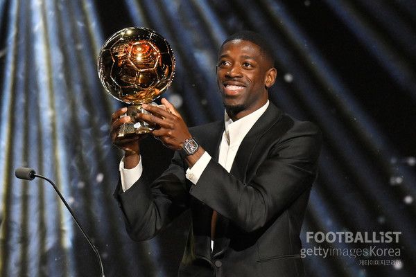 2025 발롱도르를 수상한 우스만 뎀벨레. 게티이미지코리아