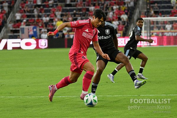 정상빈(세인트루이스). 게티이미지코리아