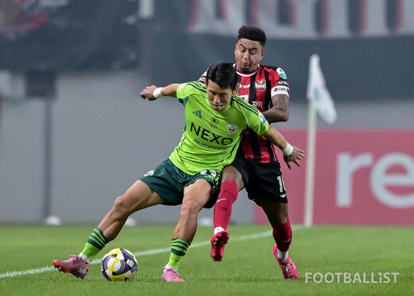 김태환(왼쪽, 전북현대), 린가드(오른쪽, FC서울). 서형권 기자