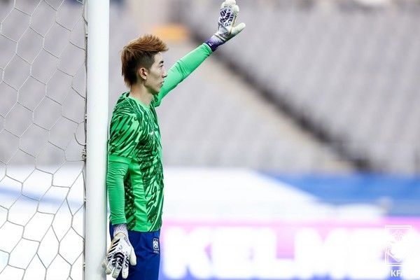 조현우(남자 축구대표팀). 대한축구협회 제공