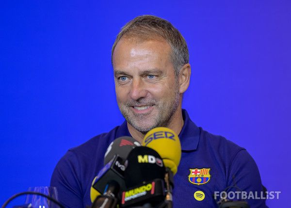 한지 플릭 감독(FC바르셀로나). 서형권 기자