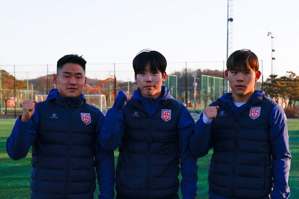 오른쪽부터 김성진, 임병훈, 오창환 / 화성FC 제공