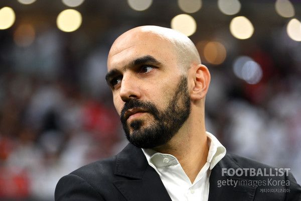 왈리드 레그라기 모로코 감독. 게티이미지코리아