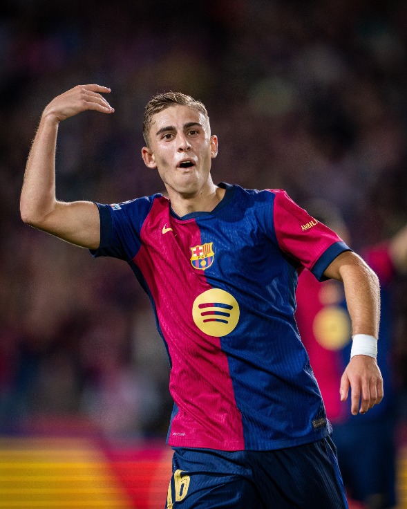 페르민 로페스(바르셀로나). 바르셀로나 공식 X 캡처