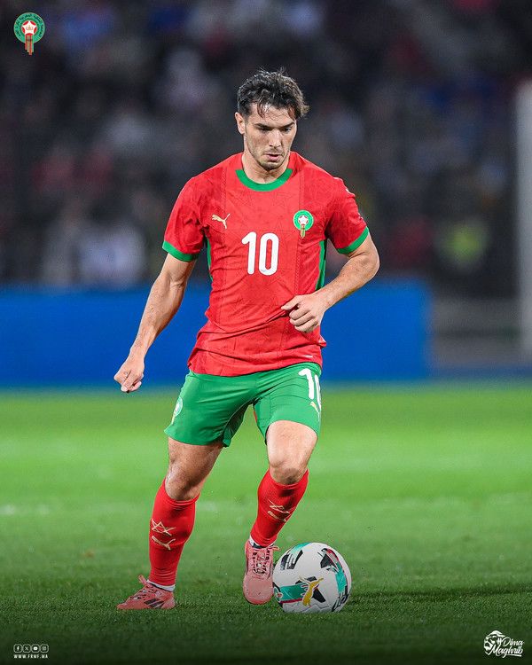 브라힘 디아스(모로코). 모로코축구협회 X 캡처