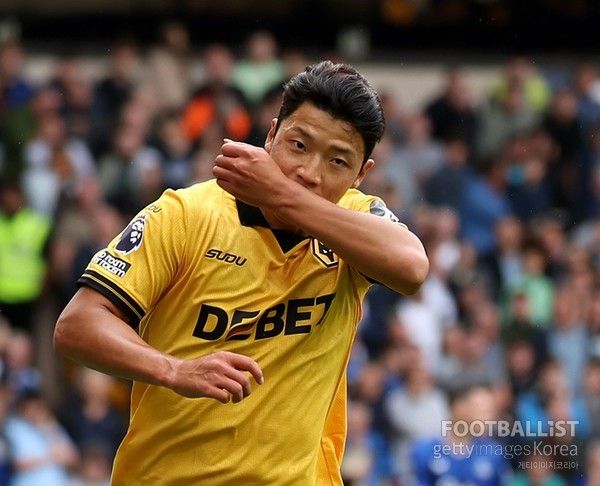 황희찬(울버햄턴원더러스). 게티이미지코리아