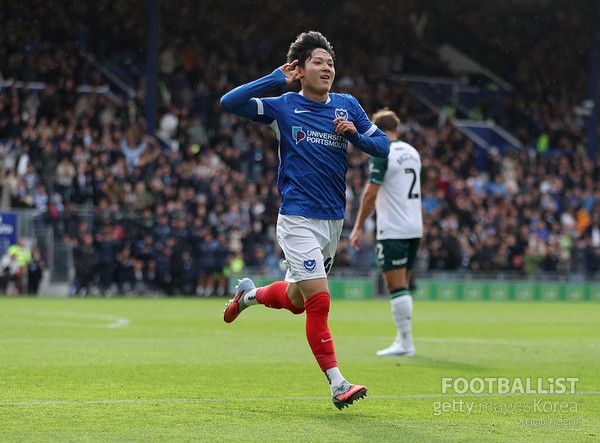 양민혁(당시 포츠머스). 게티이미지코리아