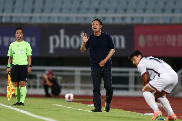 박진섭 천안시티FC 감독. 천안시티FC 제공