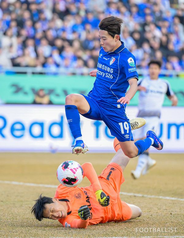 김성주(위, 수원 삼성), 민성준(아래, 서울 이랜드). 서형권 기자